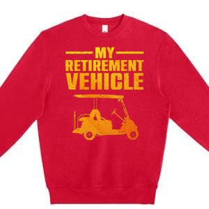 Cool Golf Cart Design For Wo Golfer Golf Cart Lover Premium Crewneck Sweatshirt