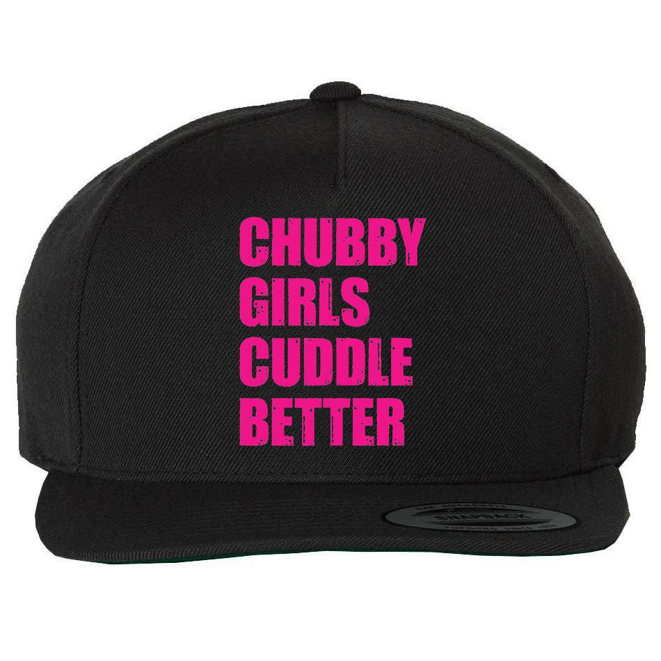 Chubby Girls Cuddle Better Wool Snapback Cap