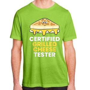 Certified Grilled Cheese Tester Adult ChromaSoft Performance T-Shirt