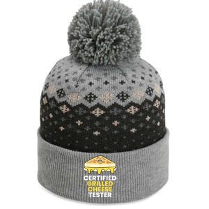 Certified Grilled Cheese Tester The Baniff Cuffed Pom Beanie