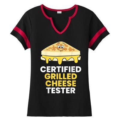 Certified Grilled Cheese Tester Ladies Halftime Notch Neck Tee