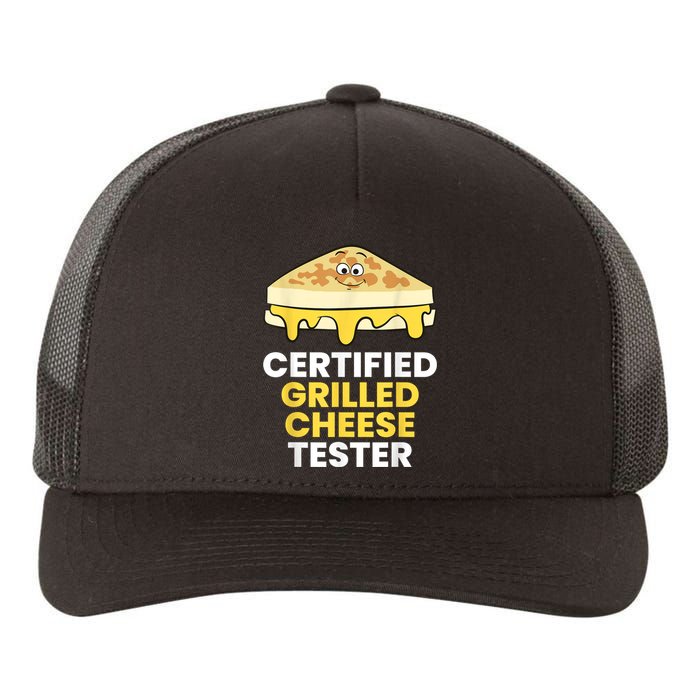 Certified Grilled Cheese Tester Yupoong Adult 5-Panel Trucker Hat