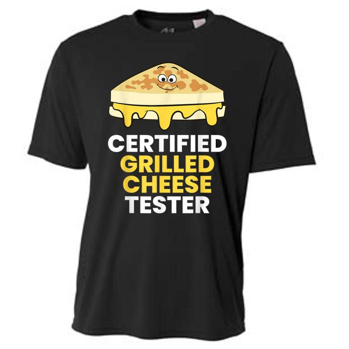 Certified Grilled Cheese Tester Cooling Performance Crew T-Shirt