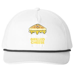 Certified Grilled Cheese Tester Snapback Five-Panel Rope Hat