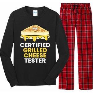 Certified Grilled Cheese Tester Long Sleeve Pajama Set