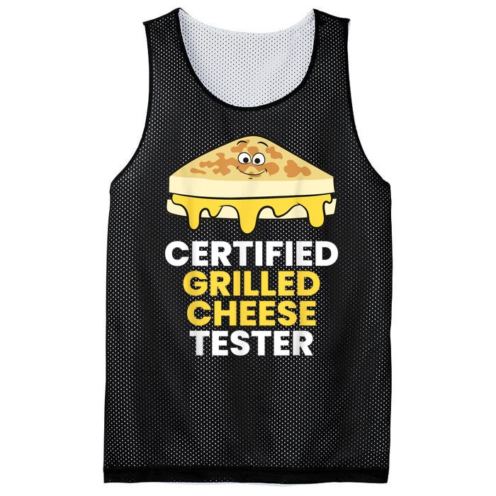 Certified Grilled Cheese Tester Mesh Reversible Basketball Jersey Tank