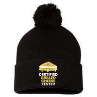 Certified Grilled Cheese Tester Pom Pom 12in Knit Beanie