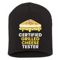 Certified Grilled Cheese Tester Short Acrylic Beanie