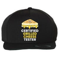 Certified Grilled Cheese Tester Wool Snapback Cap