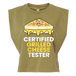 Certified Grilled Cheese Tester Garment-Dyed Women's Muscle Tee