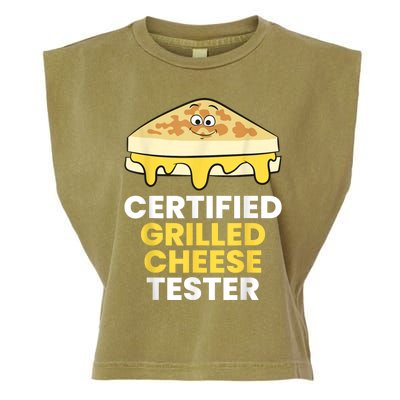 Certified Grilled Cheese Tester Garment-Dyed Women's Muscle Tee