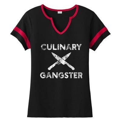 Culinary Gangster Ladies Halftime Notch Neck Tee