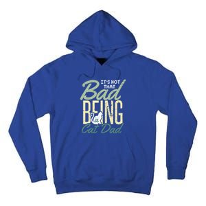 Cat Grandpa Cat Father Its Not That Bad Being A Cat Dad Funny Gift Tall Hoodie