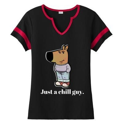 Chill Guy Ladies Halftime Notch Neck Tee