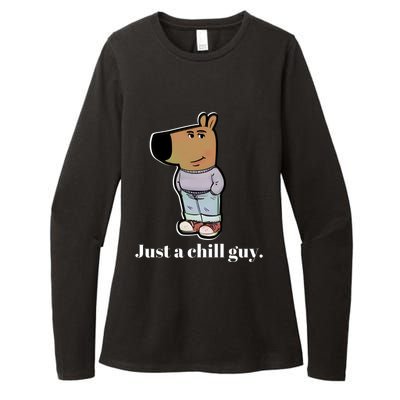 Chill Guy Womens CVC Long Sleeve Shirt