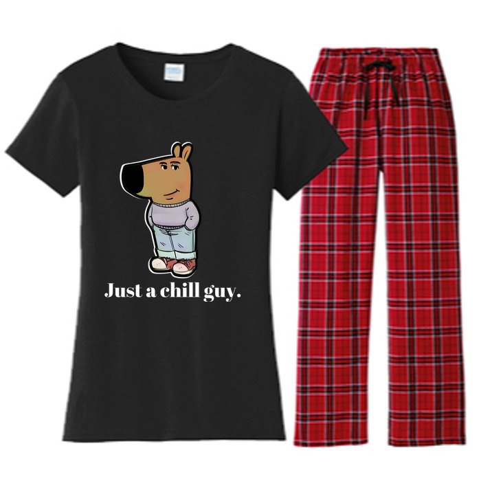 Chill Guy Women's Flannel Pajama Set