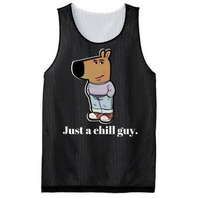 Chill Guy Mesh Reversible Basketball Jersey Tank