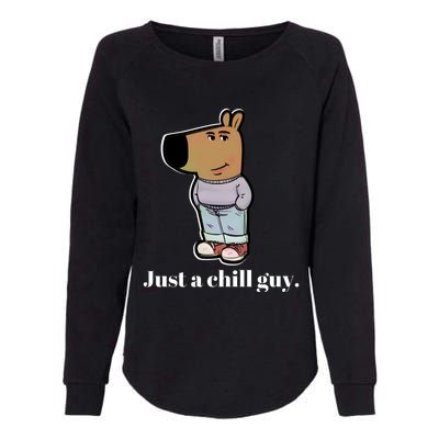 Chill Guy Womens California Wash Sweatshirt