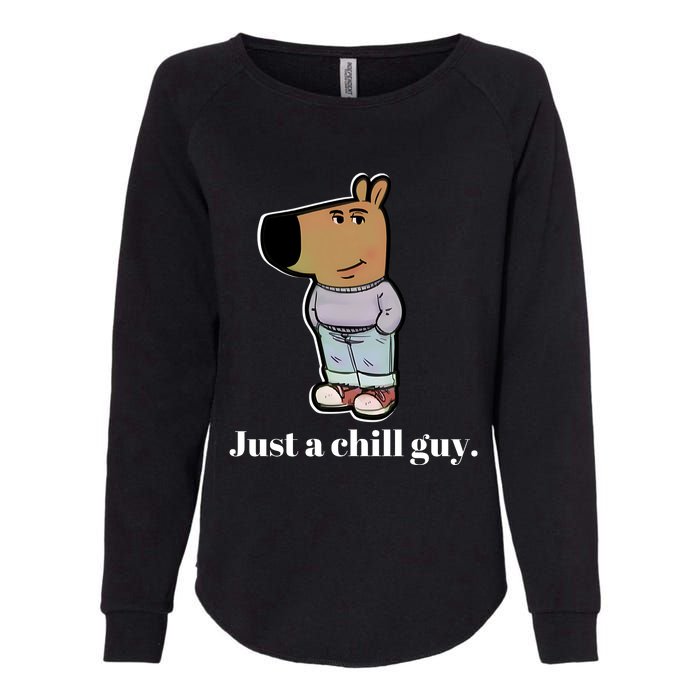 Chill Guy Womens California Wash Sweatshirt