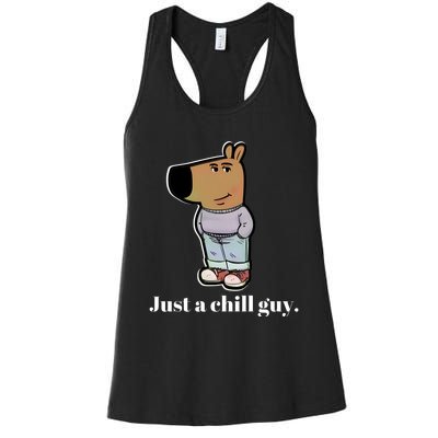 Chill Guy Women's Racerback Tank