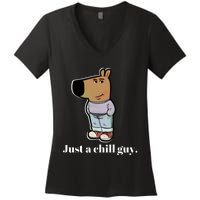 Chill Guy Women's V-Neck T-Shirt