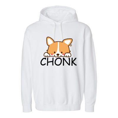 Corgi Gift Garment-Dyed Fleece Hoodie