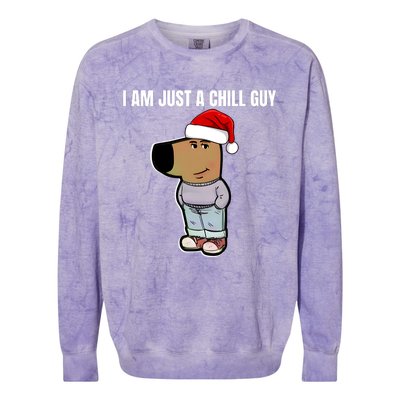 Chill Guy Colorblast Crewneck Sweatshirt