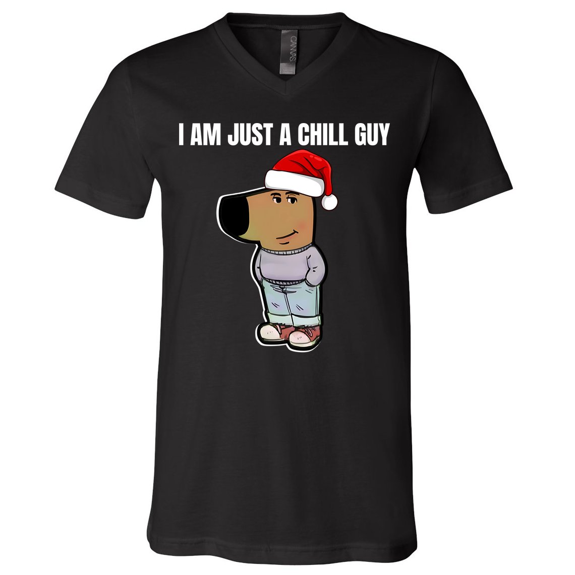 Chill Guy V-Neck T-Shirt