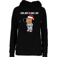 Chill Guy Womens Funnel Neck Pullover Hood