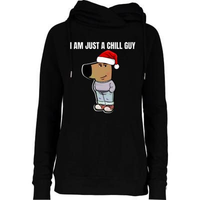 Chill Guy Womens Funnel Neck Pullover Hood