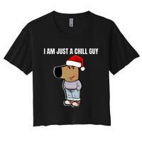 Chill Guy Women's Crop Top Tee