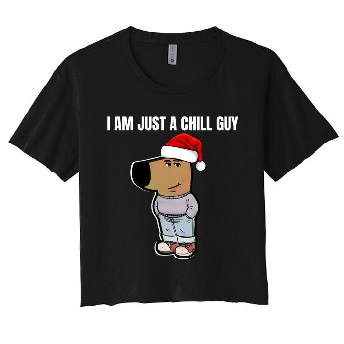 Chill Guy Women's Crop Top Tee