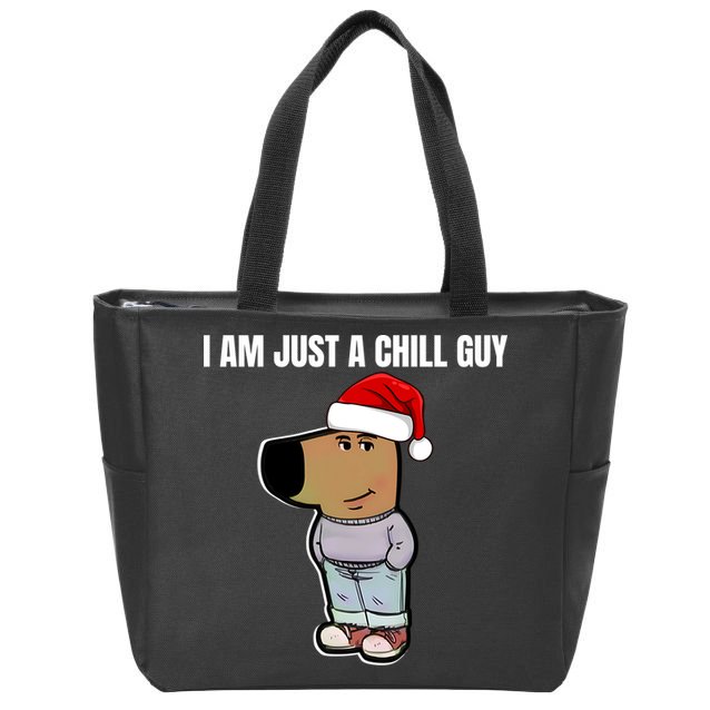 Chill Guy Zip Tote Bag