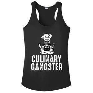 Culinary Gangster Cute Gift Ladies PosiCharge Competitor Racerback Tank