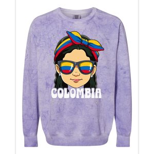 Colombian Girl Colombia Colorblast Crewneck Sweatshirt