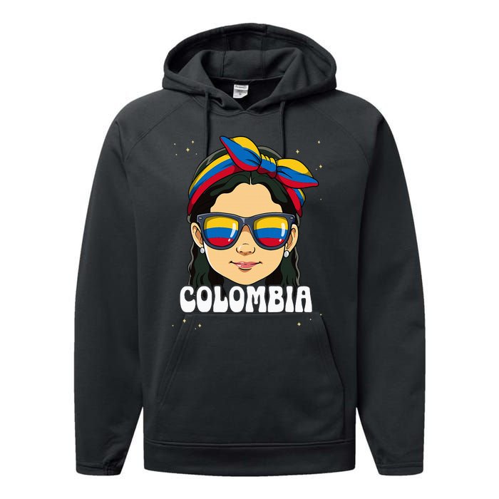 Colombian Girl Colombia Performance Fleece Hoodie