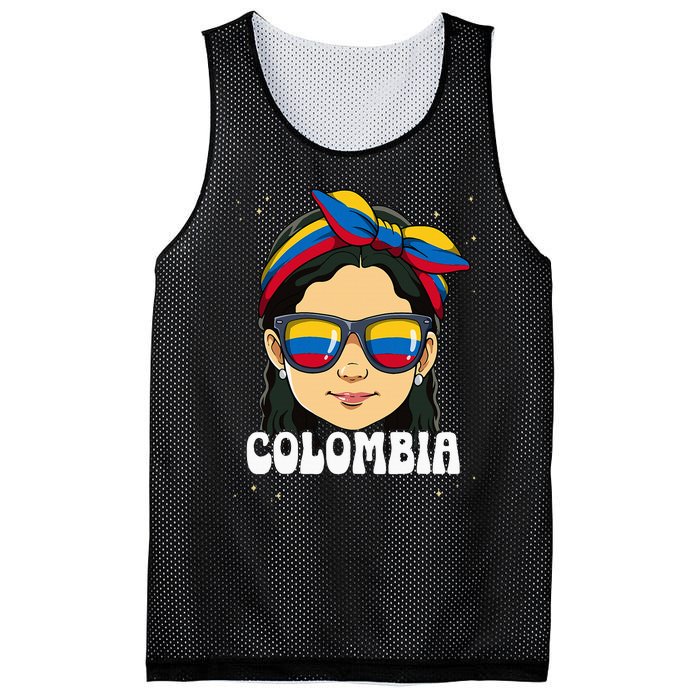 Colombian Girl Colombia Mesh Reversible Basketball Jersey Tank