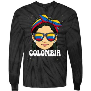 Colombian Girl Colombia Tie-Dye Long Sleeve Shirt