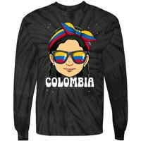 Colombian Girl Colombia Tie-Dye Long Sleeve Shirt