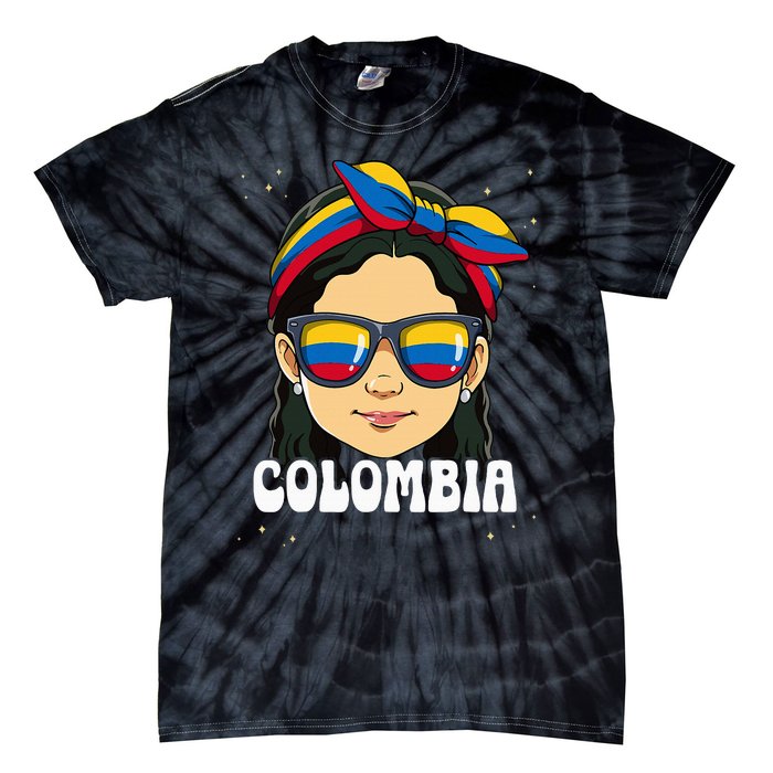 Colombian Girl Colombia Tie-Dye T-Shirt