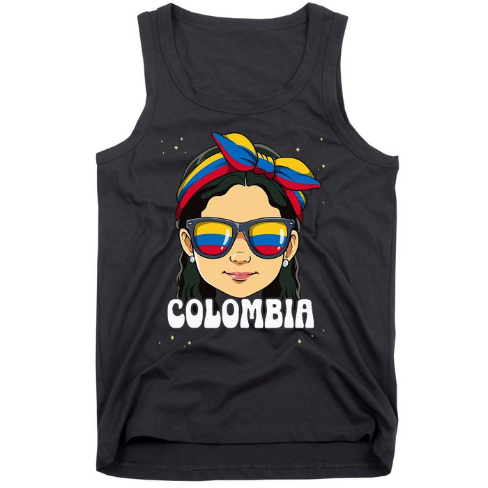 Colombian Girl Colombia Tank Top