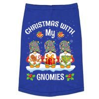 Cute Gnome Christmas Funny Holiday Christmas With My Gnomies Gift Doggie Tank