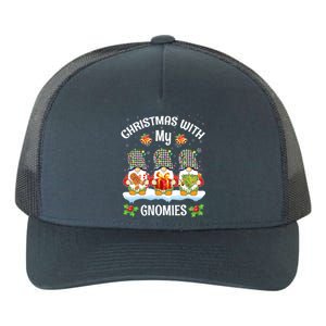 Cute Gnome Christmas Funny Holiday Christmas With My Gnomies Gift Yupoong Adult 5-Panel Trucker Hat