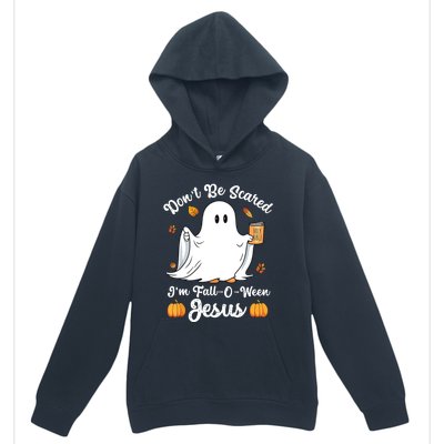 Cute Ghost Christian Halloween Falloween Jesus Pumpkin Urban Pullover Hoodie