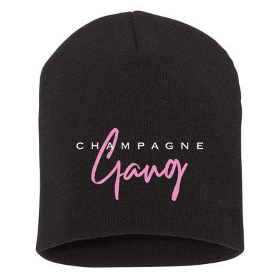 Champagne Gang Short Acrylic Beanie