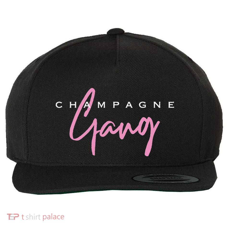 Champagne Gang Wool Snapback Cap