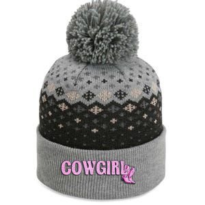 Cow Girl The Baniff Cuffed Pom Beanie