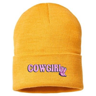 Cow Girl Sustainable Knit Beanie