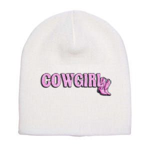 Cow Girl Short Acrylic Beanie