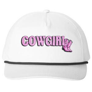 Cow Girl Snapback Five-Panel Rope Hat